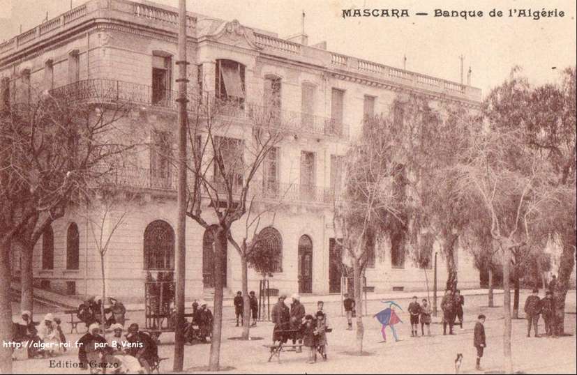 mascara,la banque d'algerie;