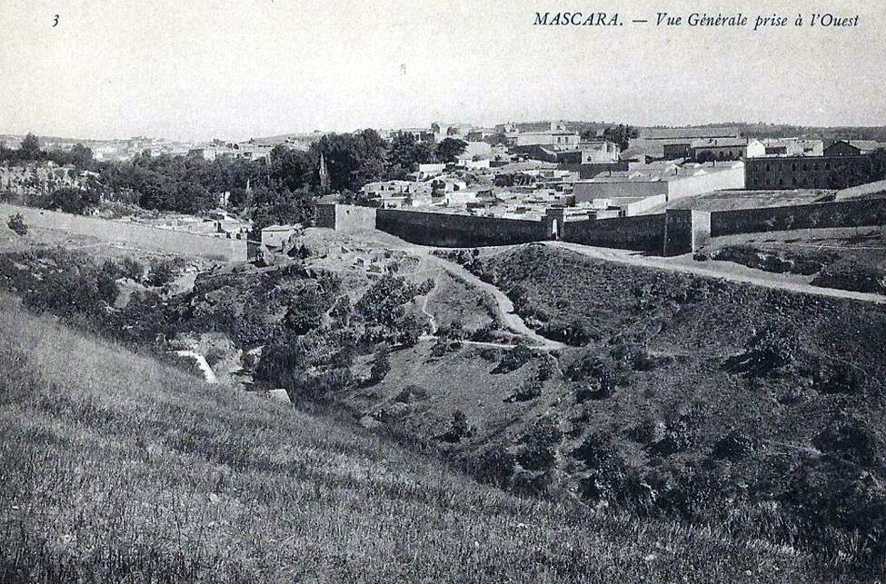mascara,vue generale prise de l'ouest