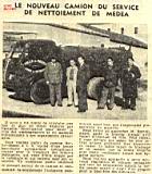 LE NOUVEAU CAMION DU SERVICE DE NETTOIEMENT DE MEDEA