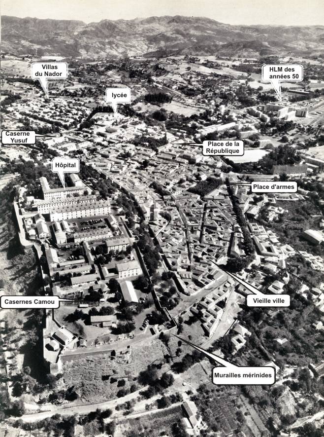Vue aérienne générale