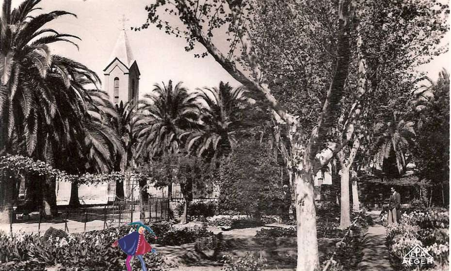 mercier-lacombe,le jardin public et l'eglise