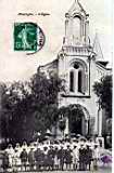 L'église...un jour de communion.(1908)