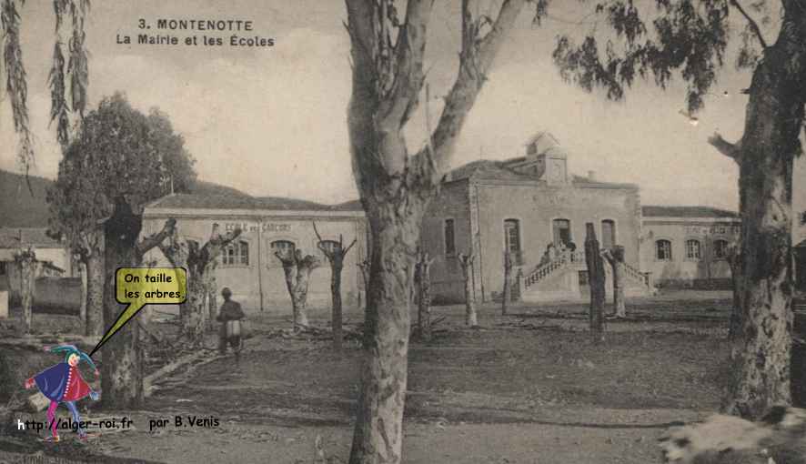 La mairie et les écoles