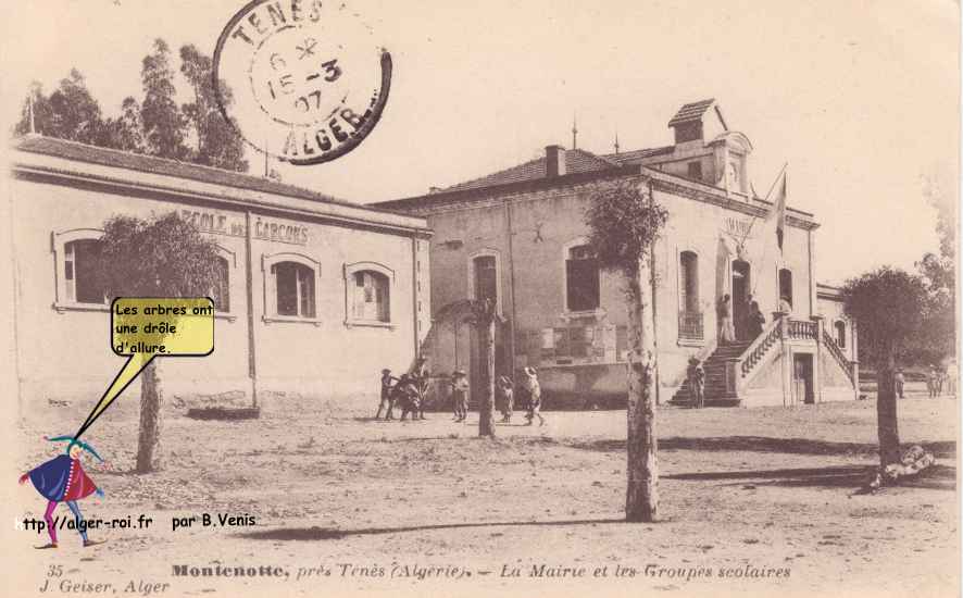 La mairie et les écoles