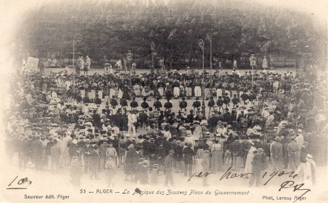 La musique des Zouaves, Place du Gouvernement 