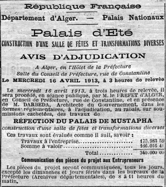 Construction d'une salle des fêtes