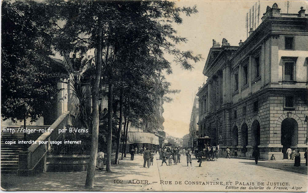 LE PALAIS DE JUSTICE D'ALGER 