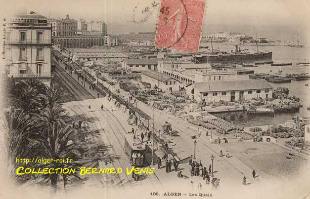 les quais vus de l'hôtel 