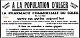 Pharmacie commerciale du soleil