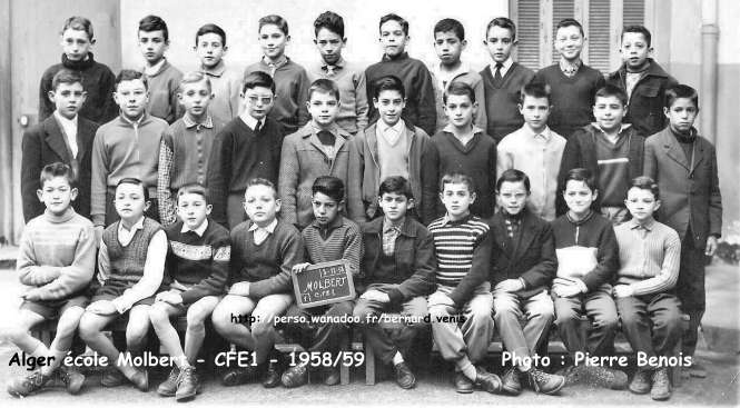Cours fin d'études 1, 1958-1959