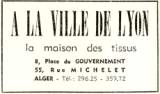 A la ville de Lyon 