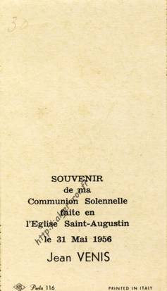 communion Jean Venis