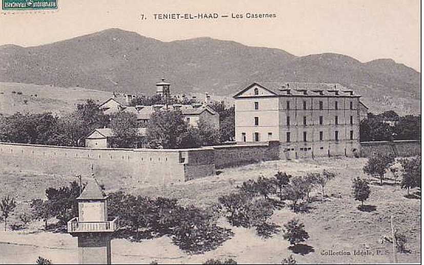 teniet-el-haad,les casernes;