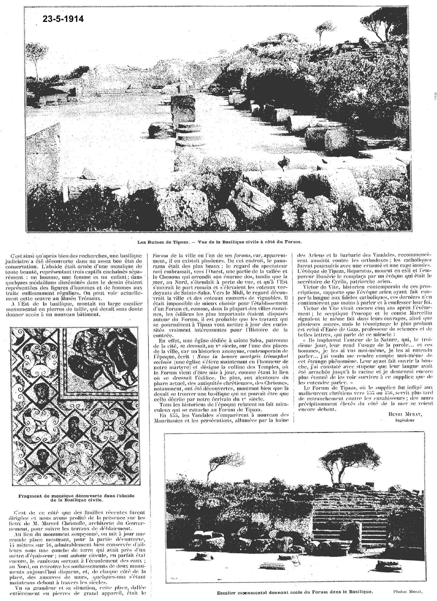 LES FOUILLES DE TIPAZA 