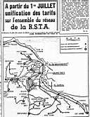 Unification des tarifs