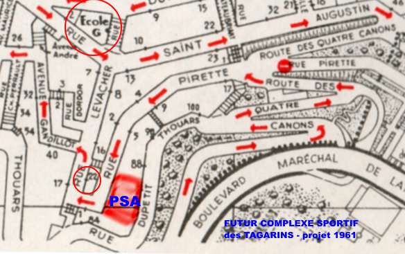 plan stade PSA