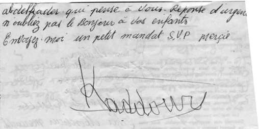 Pauvre Kaddour ! 