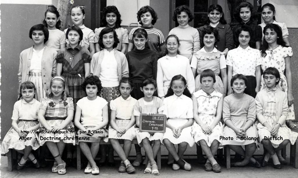 Doctrine Chrétienne, école de filles, Alger : 