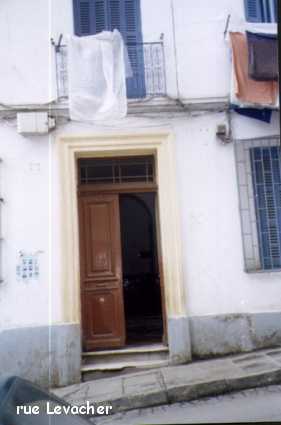 entrée du 20 de la rue Levacher