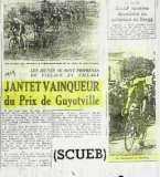 Édouard Jantet, vainqueur à Guyotville. Édouard est le cousin de ma mère.