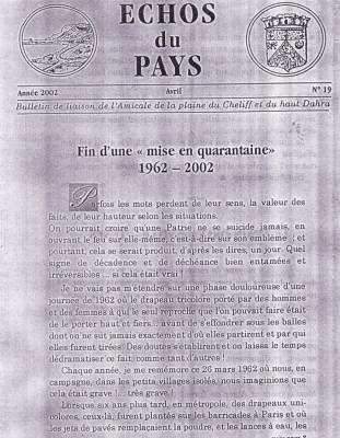 Highlight for Album: L'ECHO du PAYS  Avril 2002
