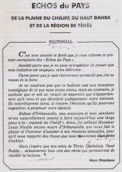 Highlight for Album: Echos du Pays 
N&deg; 2 -  Avril 1993