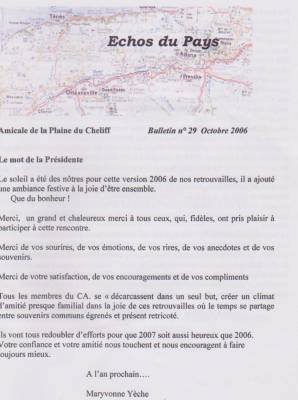 Highlight for Album: L'ECHO du PAYS  Octobre 2006