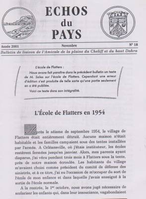 Highlight for Album: L'ECHO du PAYS  Novembre 2001