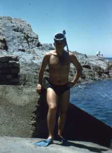 Lucien PETROWSKI "Igor"
en tenue de "combat"
sur le brise-lames