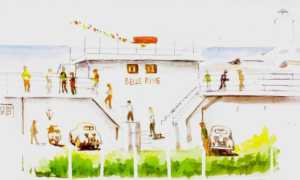 Aquarelle de la Guinguette