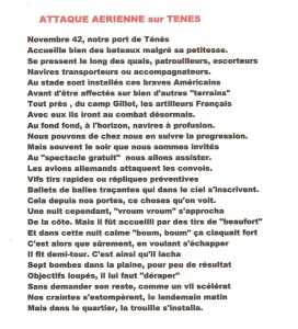 "ATTAQUE AERIENNE sur TENES"
----
Lucien LUBRANO