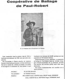 Cave de Battage de PAUL-ROBERT