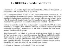   LA MORT de COCO 