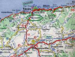 Carte Michelin de Montenotte