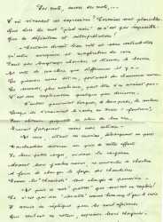 Des mots, encore des mots ...