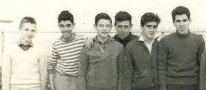 TENES 1961 - CCET
----
Claude PERICAT
DAHMANE
GLAUDEL Roger
RUSO Sauveur
Georges ESPOSITO
CERVERA Alain 
X