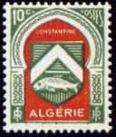 Timbre avec le blason
de CONSTANTINE