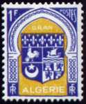 Timbre avec le blason d'ORAN