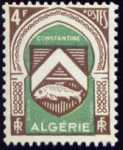 Timbre avec le blason
de CONSTANTINE