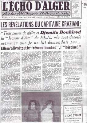 Capitaine GRAZIANI
Djemila BOUHIREB
