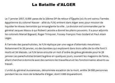 La Bataille d ALGER
----
   VIDEO 