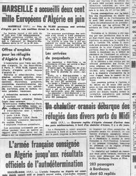 26 Juin 1962
----
   L'Exode 
