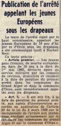Le Plan Simoun - Juin 1962