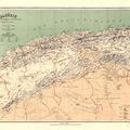 Algérie, la carte du commandant Niox, 1884
