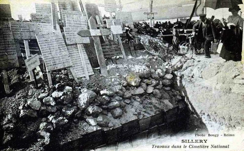 Sillery travaux dans cimetière