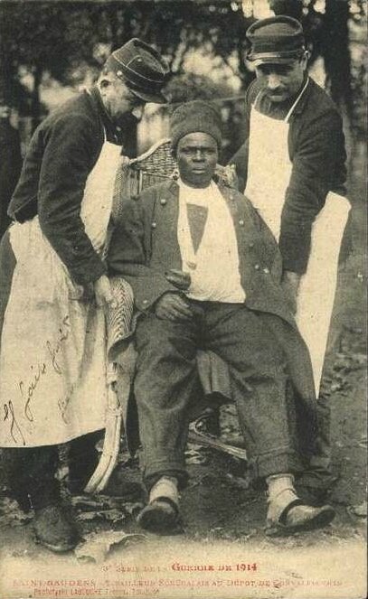 Sénégalais blessé