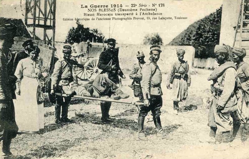 blessé marocain transporté