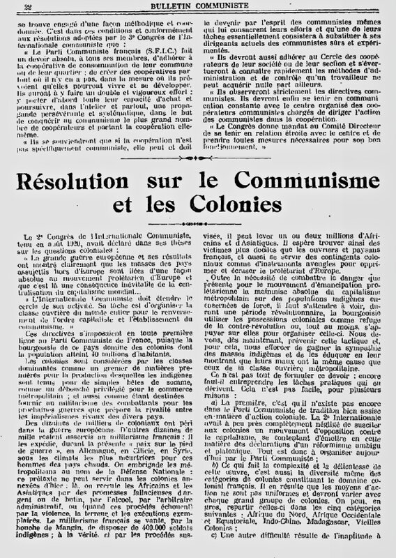 Bull comm fév 1922 Colonies (1)
