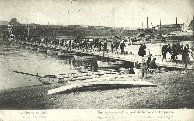 spahis pont de bateaux Compiègne