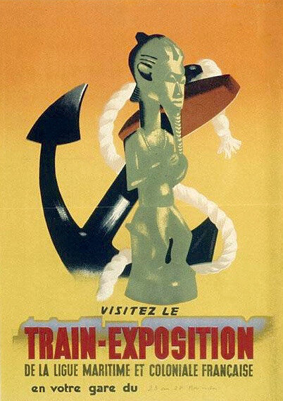 train-expo, Ligue maritime et coloniale, 1943
